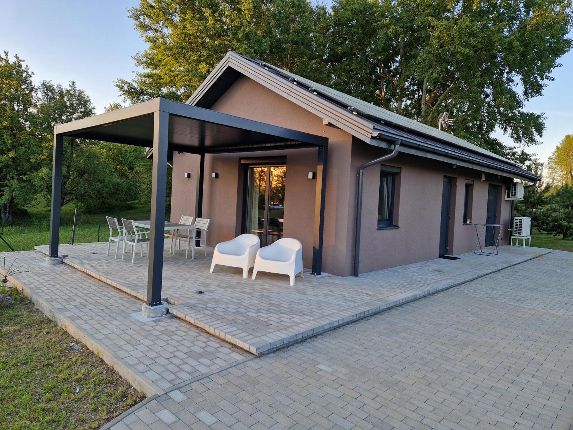 Vila Galadusis Prie Ezero Lazdijai Exterior foto